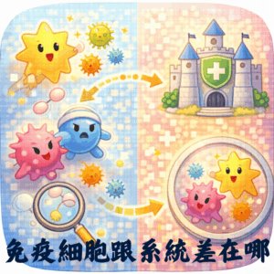 免疫細胞跟免疫系統差在哪？兩者有什麼關係？