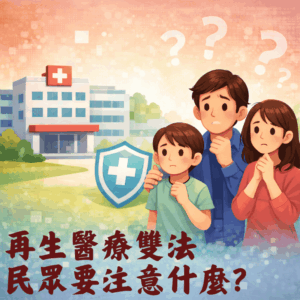 再生醫療雙法上路後，對一般人有什麼影響？