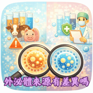 外泌體來源不同會有差嗎？對安全或效果有影響嗎？