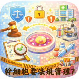 幹細胞應用為何需要嚴格法規管理？