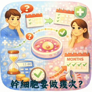 幹細胞療程要做幾次才有感？效果可以維持多久？