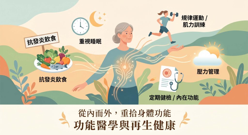 從抗衰保養到再生健康：功能醫學如何幫助我們延緩老化、提升生活品質？