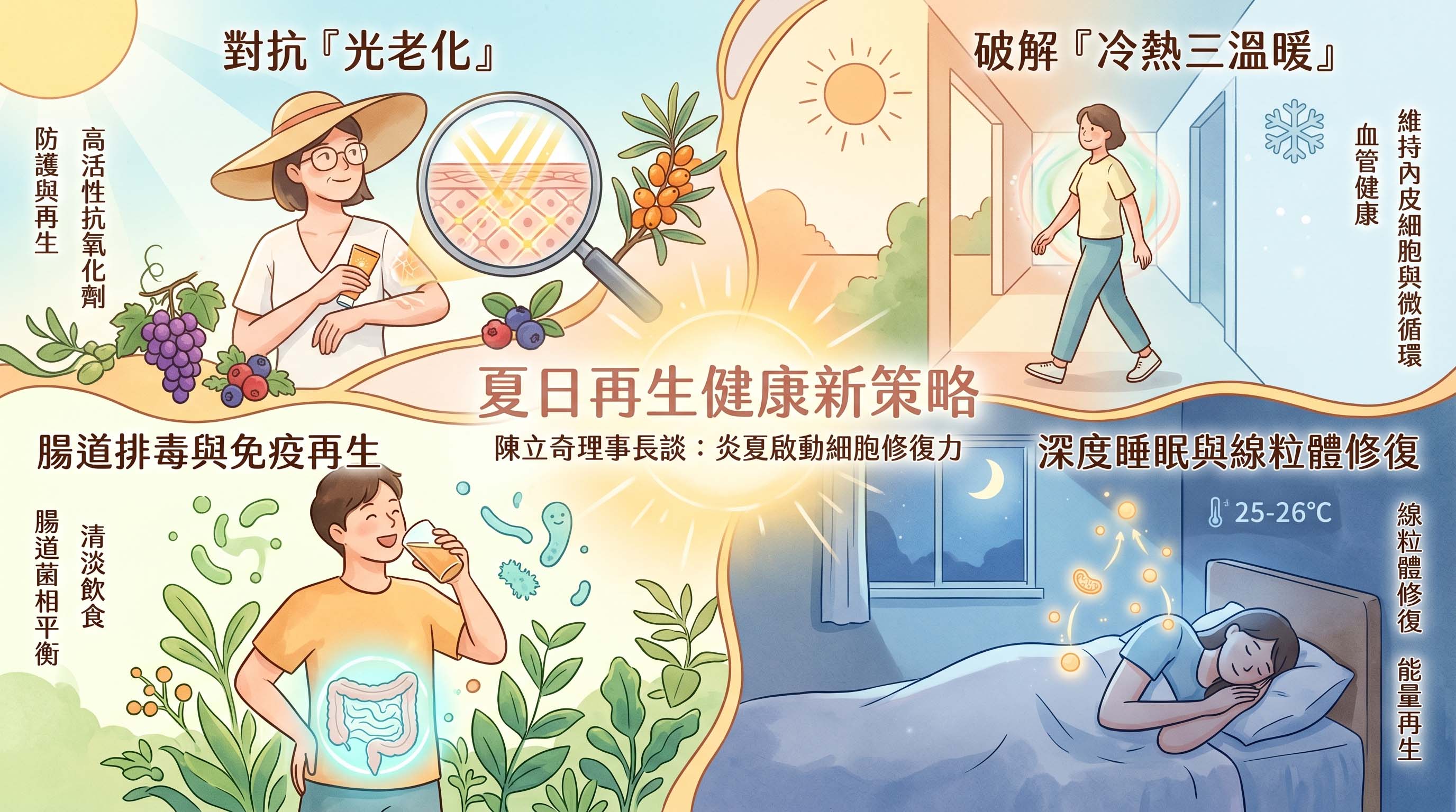 炎夏啟動細胞修復力