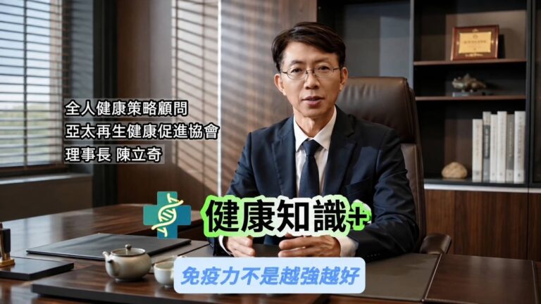 真正的健康，不只是「沒有生病」｜理事長陳立奇談全人健康管理的新觀念