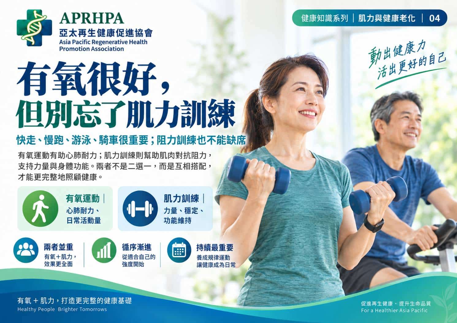 有氧很好， 但別忘了肌力訓練